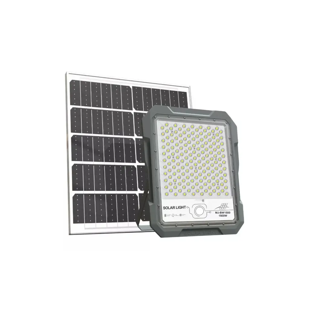 S/Lampara Solar LED Solar Flood 1500W MJ-BW1500 Con Soporte