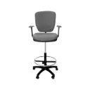 Silla alta para cajero Bruno SK-321SY Gris