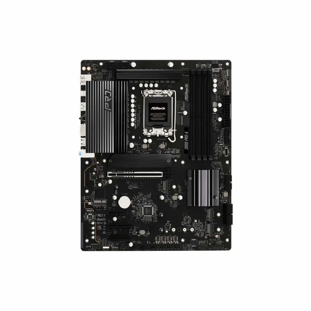 Tarjeta Madre PC LGA1851 Asrock Z890 PRO-A DDR5 90-MXBP50-AQUAYAZ para procesadores Ultra 7 / 5
