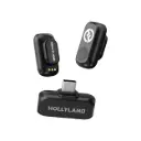 Microfono Inalambrico de Solapa Hollyland Lark A1 (2Tx+1Rx) | USB-C Duo/Cancelacion de Ruido LARKA1