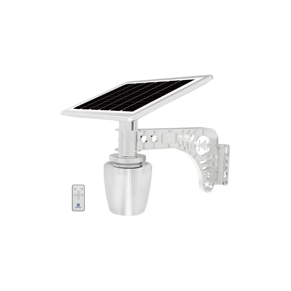 S/Lampara Solar LED Apple Light 18w + Panel Solar + Bracket + Pantalla Manzana BCT-OLA1.0S