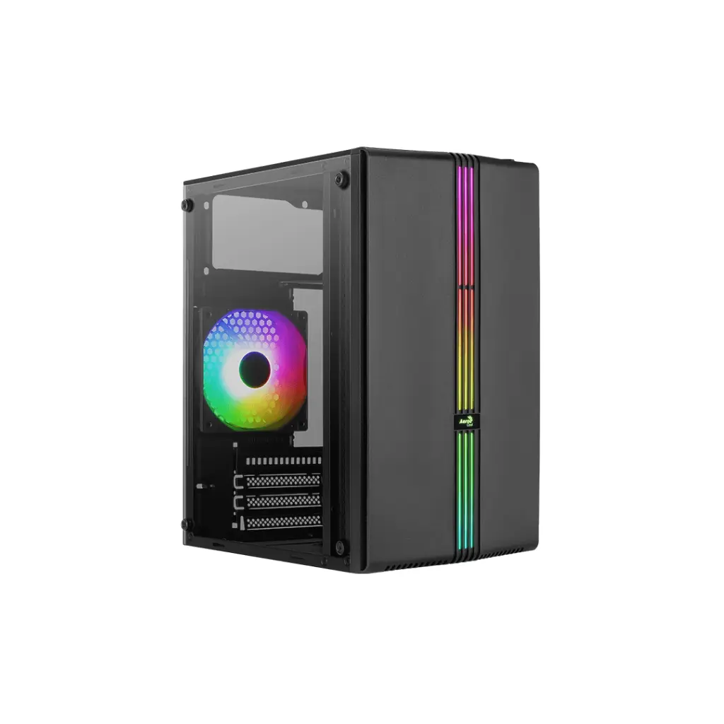 Case P/Computadora Aerocool EVO MINI-G-BK-V1 RGB  ACCS-PV42013.11 Negro