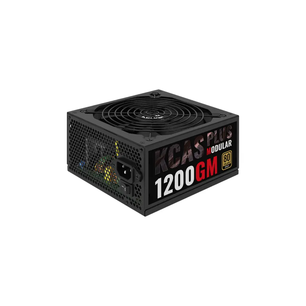 Fuente de Poder 1200W AEROCOOL 80+ Bronze KCAS PLUS 1200GM Semi Modular ACPG-KPK2FUC.12