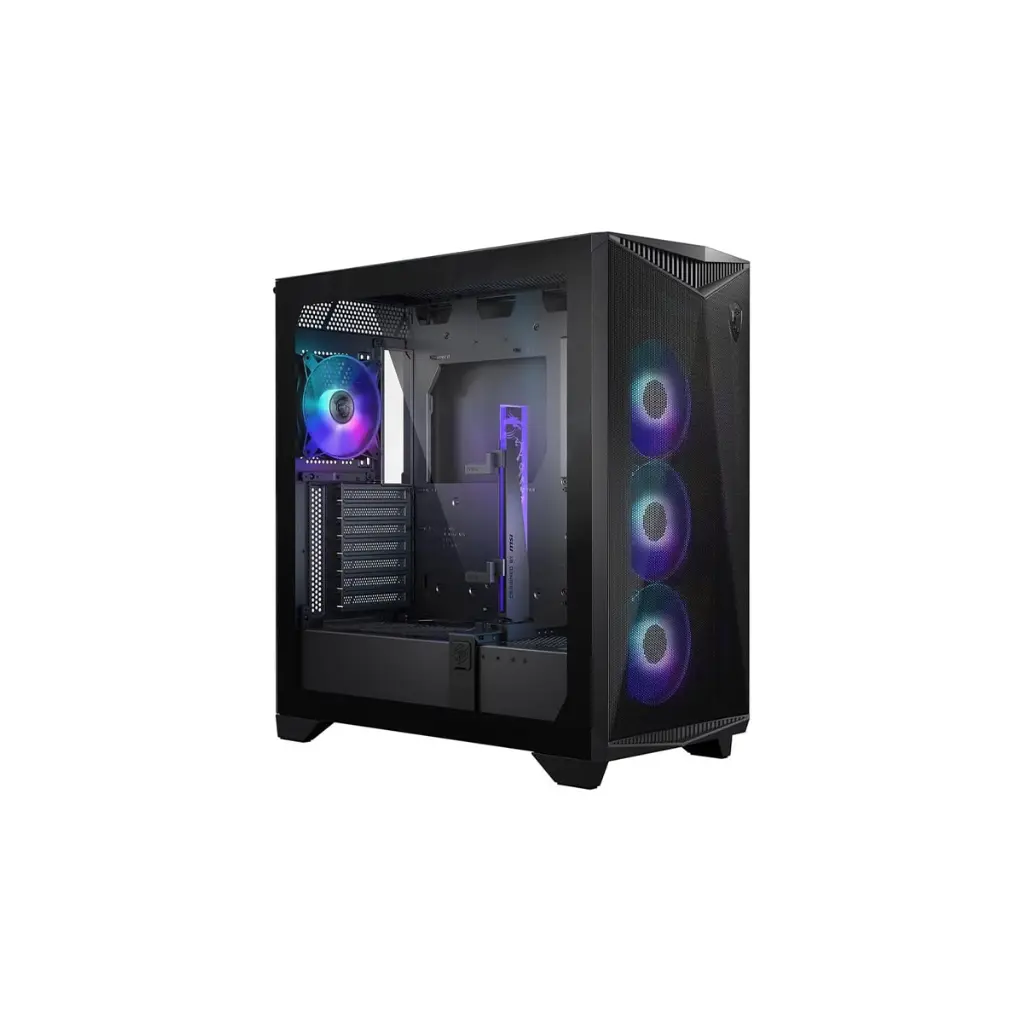 Case P/Computadora MSI MPG GUNGNIR 300R AIRFLOW + 4 Ventiladoras 306-7G21R21-W57 Negro