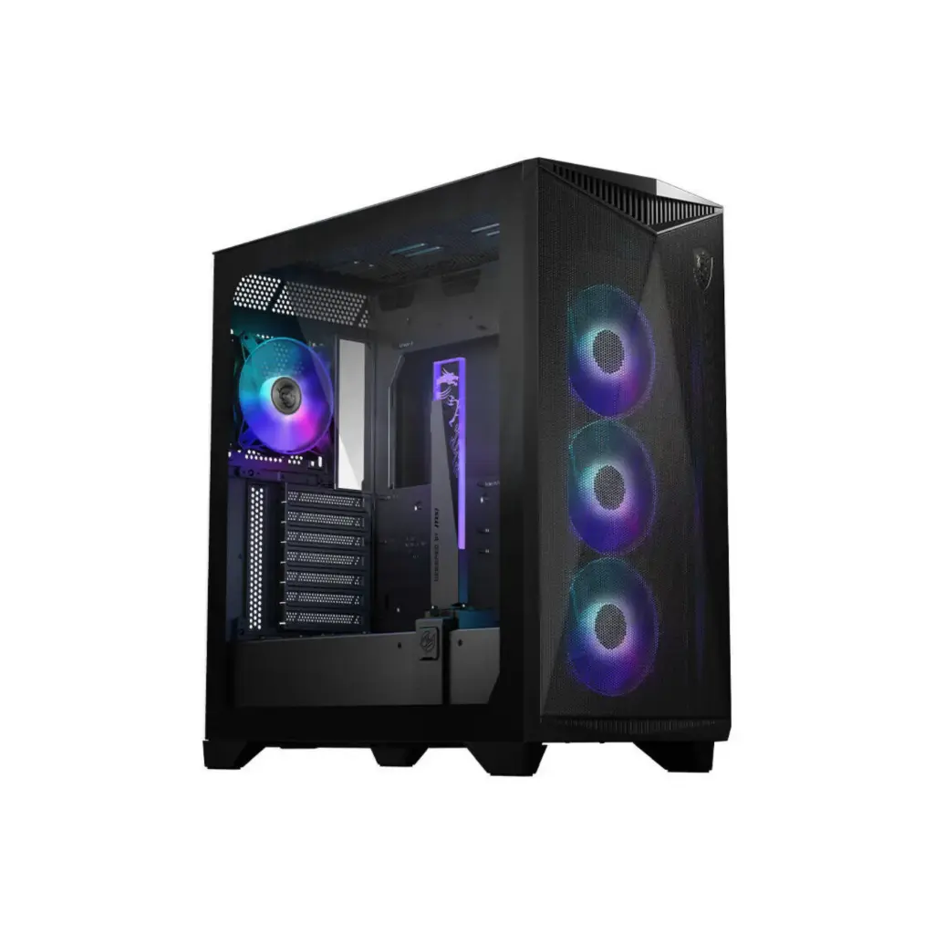 Case P/Computadora MSI MPG GUNGNIR 300R AIRFLOW + 4 Ventiladoras 306-7G21R21-W57 Negro