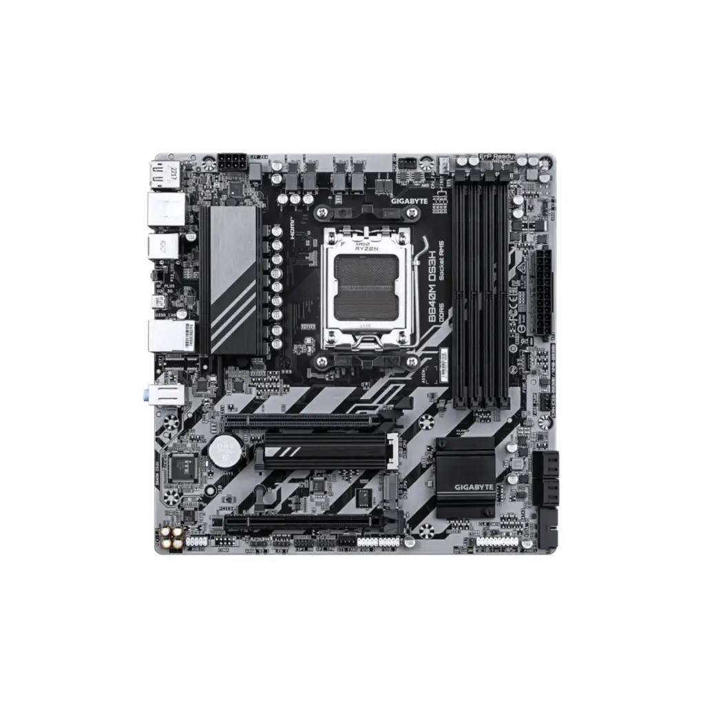 Tarjeta Madre PC AM5 GIGABYTE B840M DS3H DDR5 9MB84MS3H-00-G10