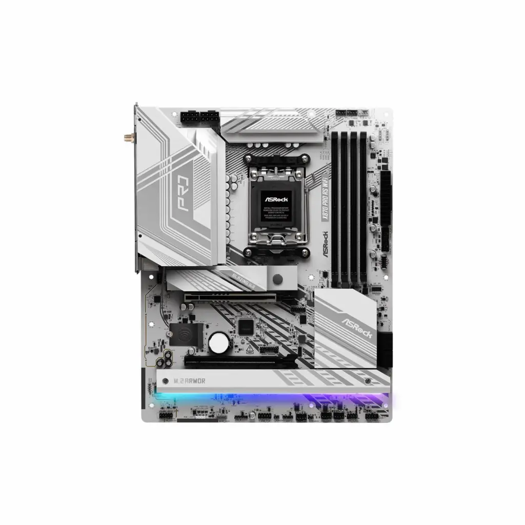 Tarjeta Madre PC AM5 ASROCK X870 Pro RS Wifi 90-MXBQ00-A0UAYAZ