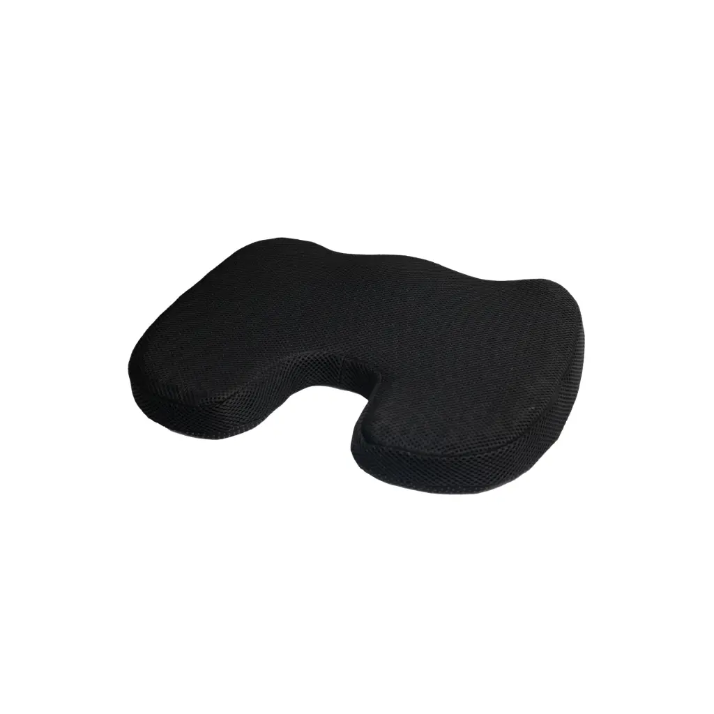 Cojin De Gel Ergonomico para uso en asiento de Sillas de Oficina Extra Confort Azul + Cover Negro