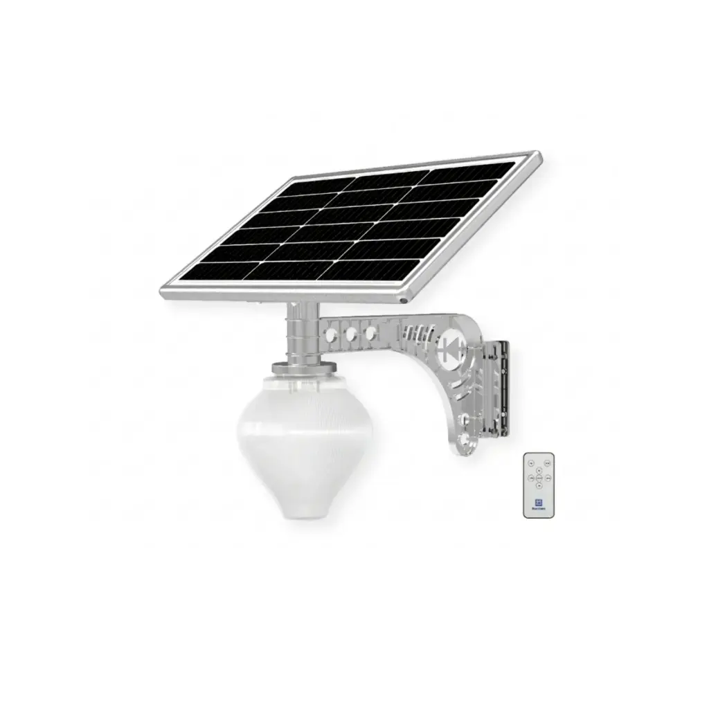 S/Lampara Solar LED Peach Light 36w + Panel Solar + Bracket + Pantalla Durazno BCT-OLP1.0 Par (2 Unidades)