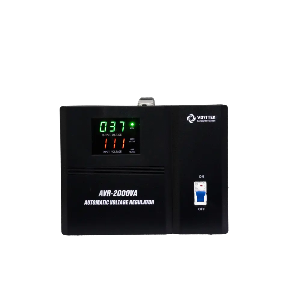 Regulador de Voltaje Vorttek 2000VA AVR-2000VA 110/220Volts 1800Watts 60HZ 