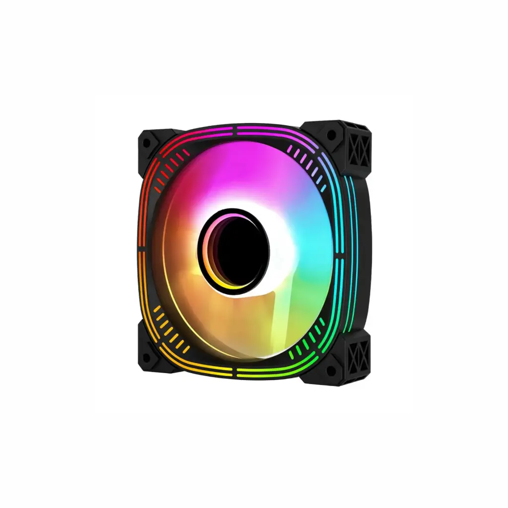 Ventiladora Case 120mm ALSEYE LUNA-120 Negro ARGB