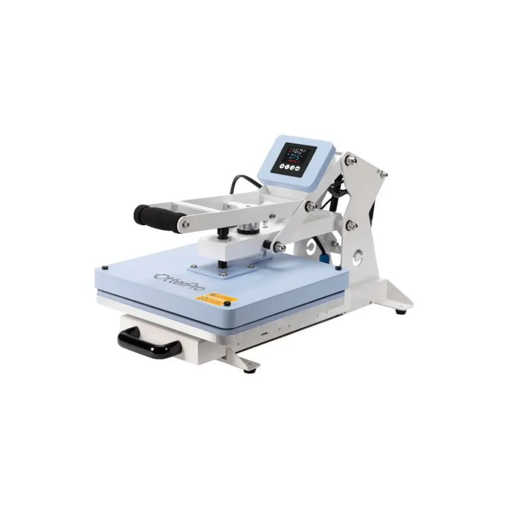Maquina de Sublimacion Plancha para Camiseta OTTER OT-PB3838MDLB-1 Azul 38cm x 38cm