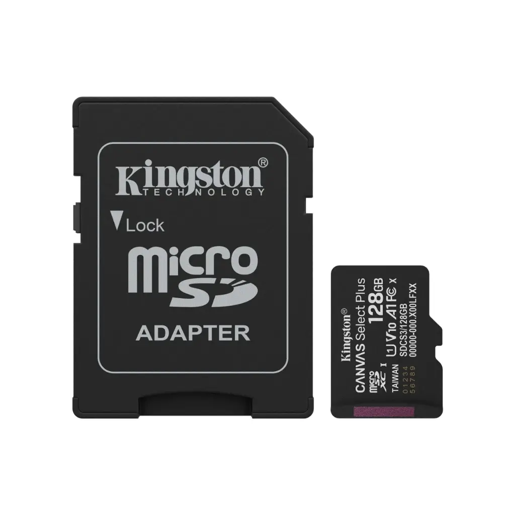 Memoria Micro SD 128GB Kingston Clase 10 Canvas SDCS3/128GB