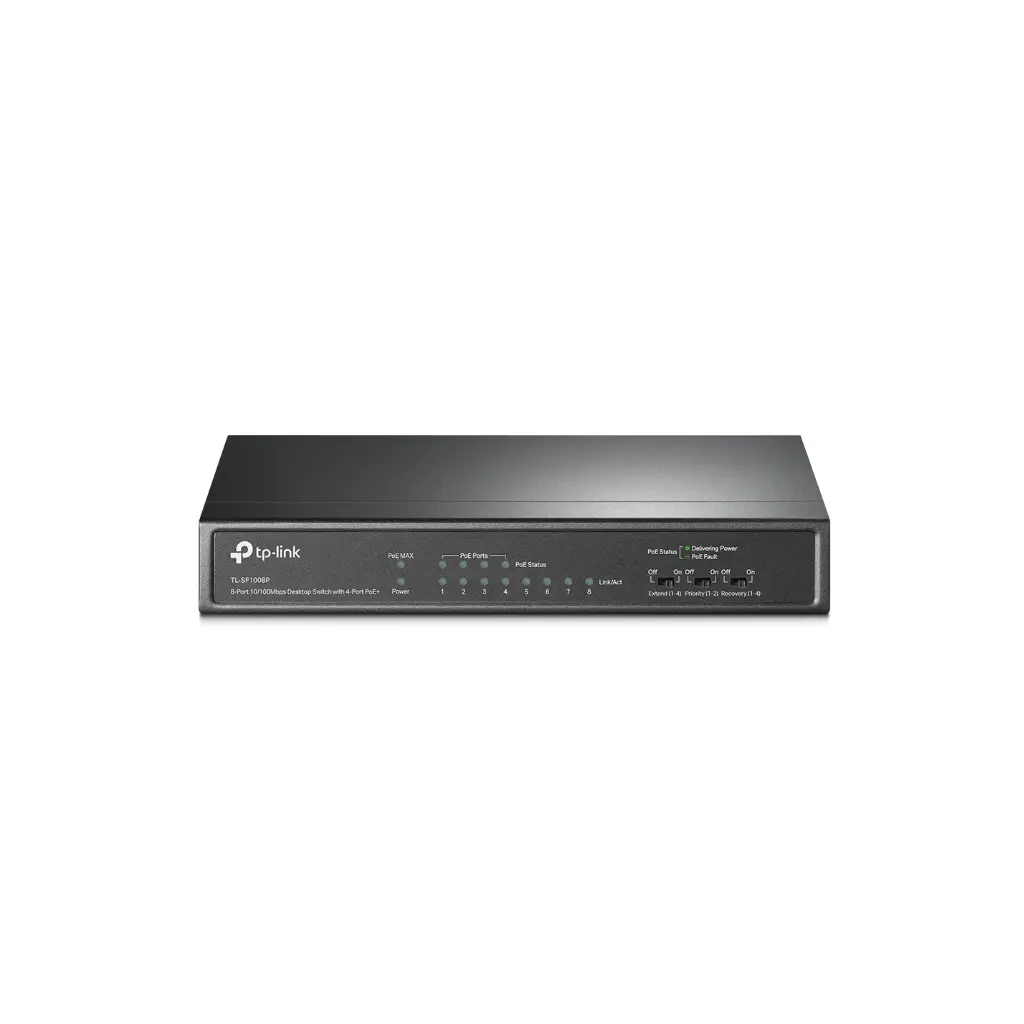 Switch de 8 Puertos Gigabit TPLINK TL-SG1008P 4 Port POE + 4 NO POE