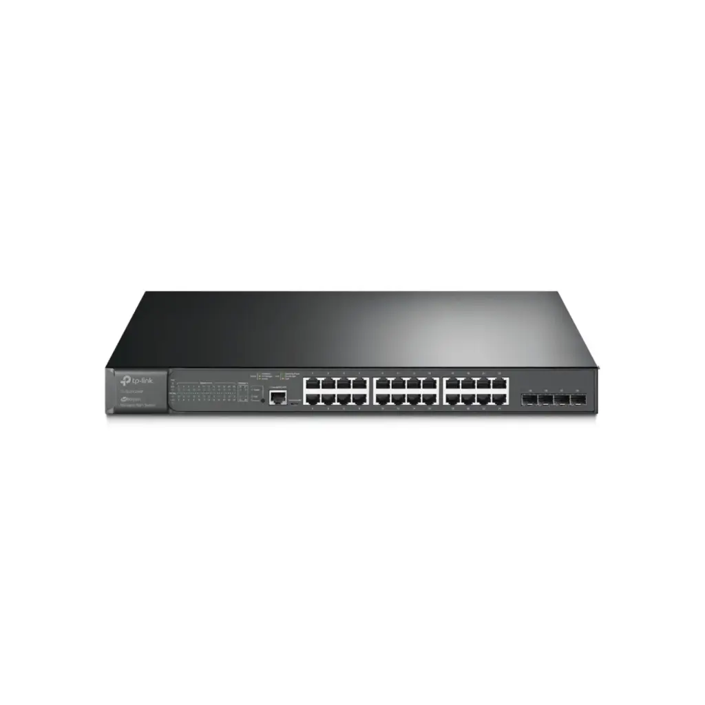 Switch de 24 Puertos 10/100/100 POE+ Max 384W +4  SFP TPLINK Jetstream TL-SG3428MP
