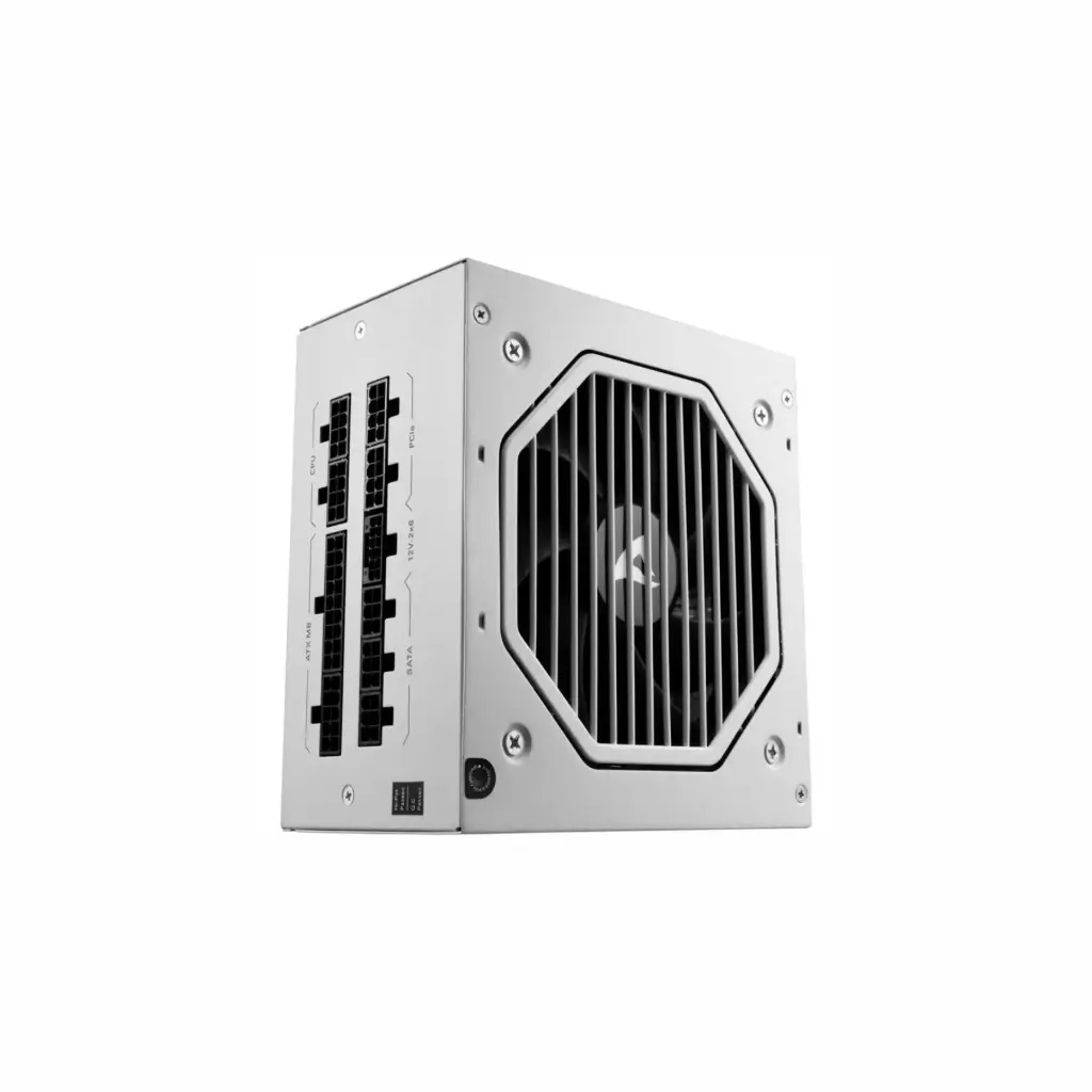 Fuente de Poder 850W SHARKOON Rebel P20 CYBENETICS Gold Full Modular 4044951042418 Blanco