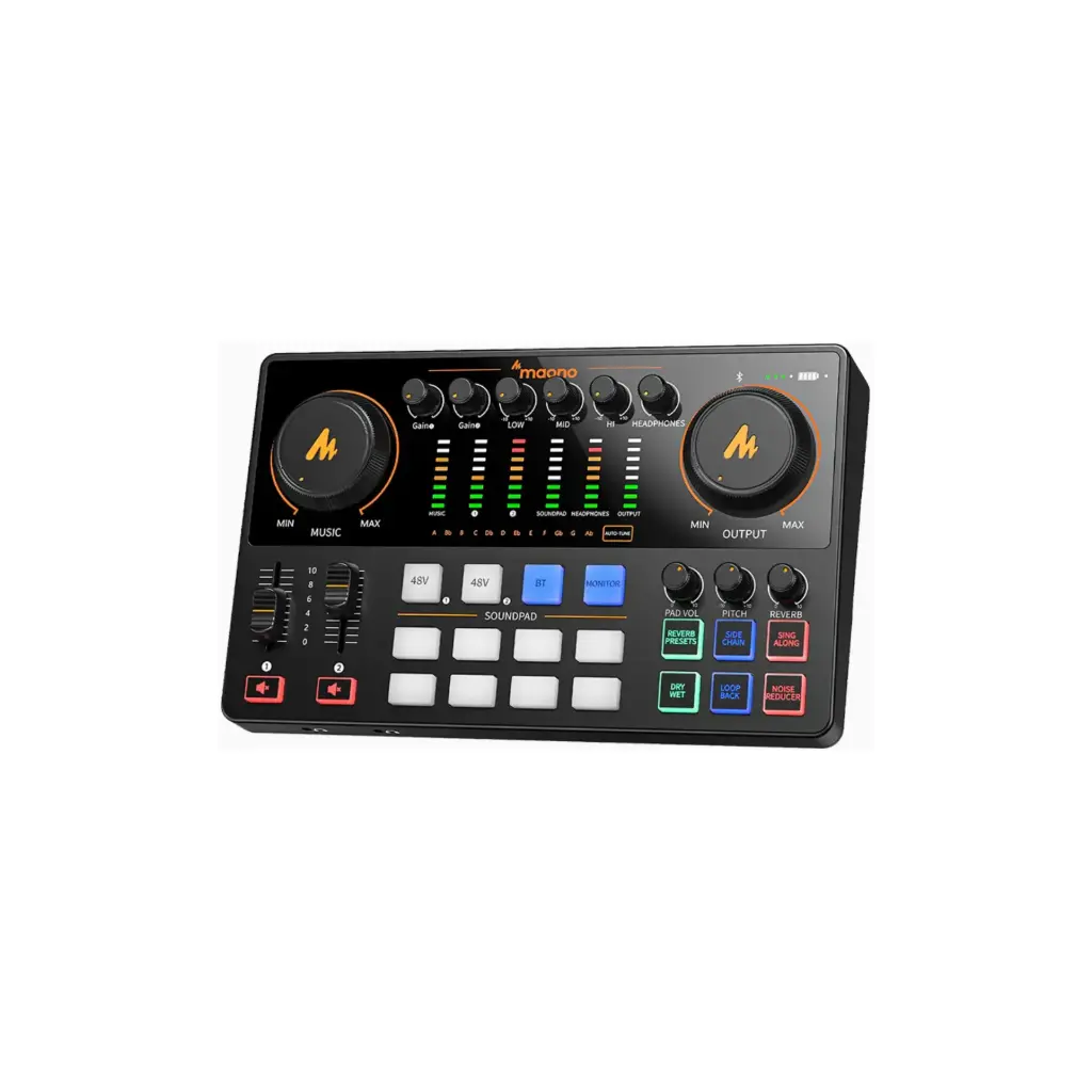 Interface de Audio Maono E2 GEN2 Bluetooth /Aux-in