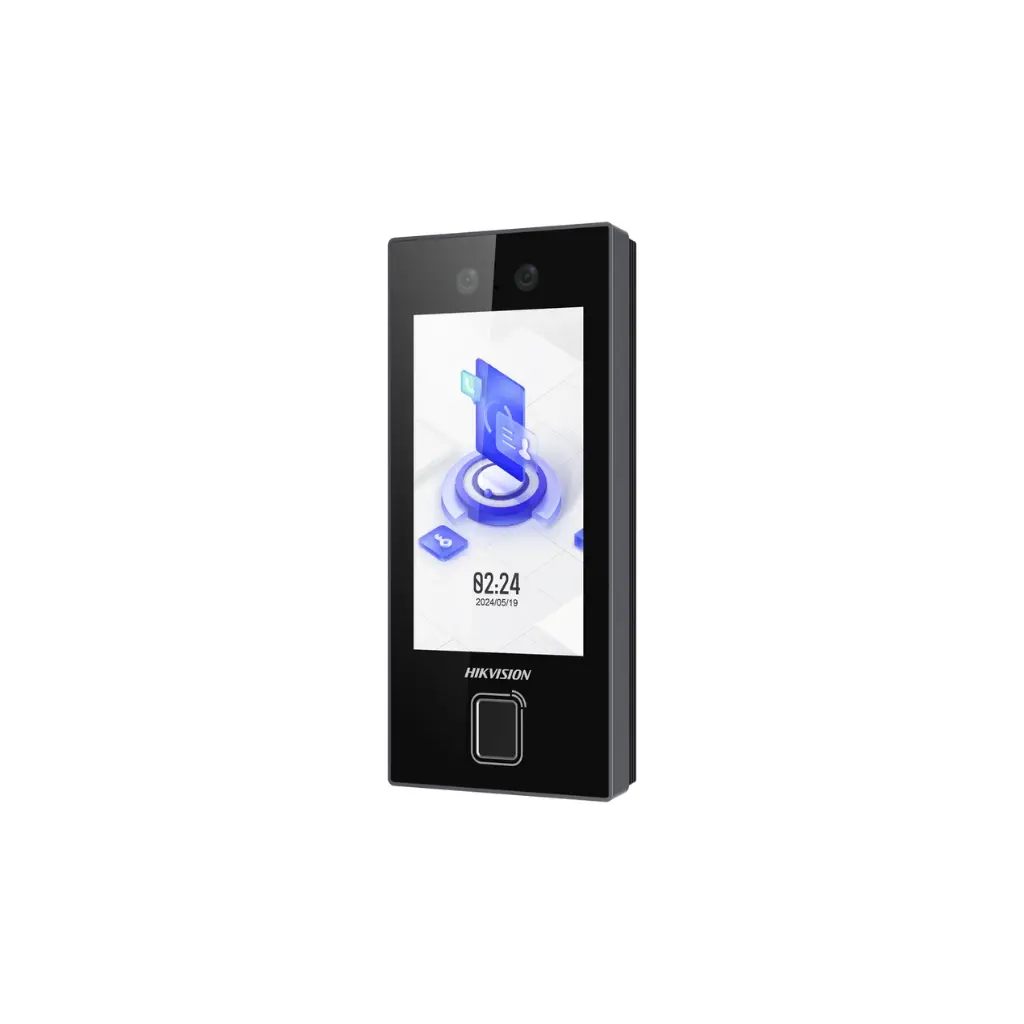 Control de Acceso Biometrico Hikvision DS-K1T344MBWX-E1 Reconocimiento Facial + Pantalla 4.5"