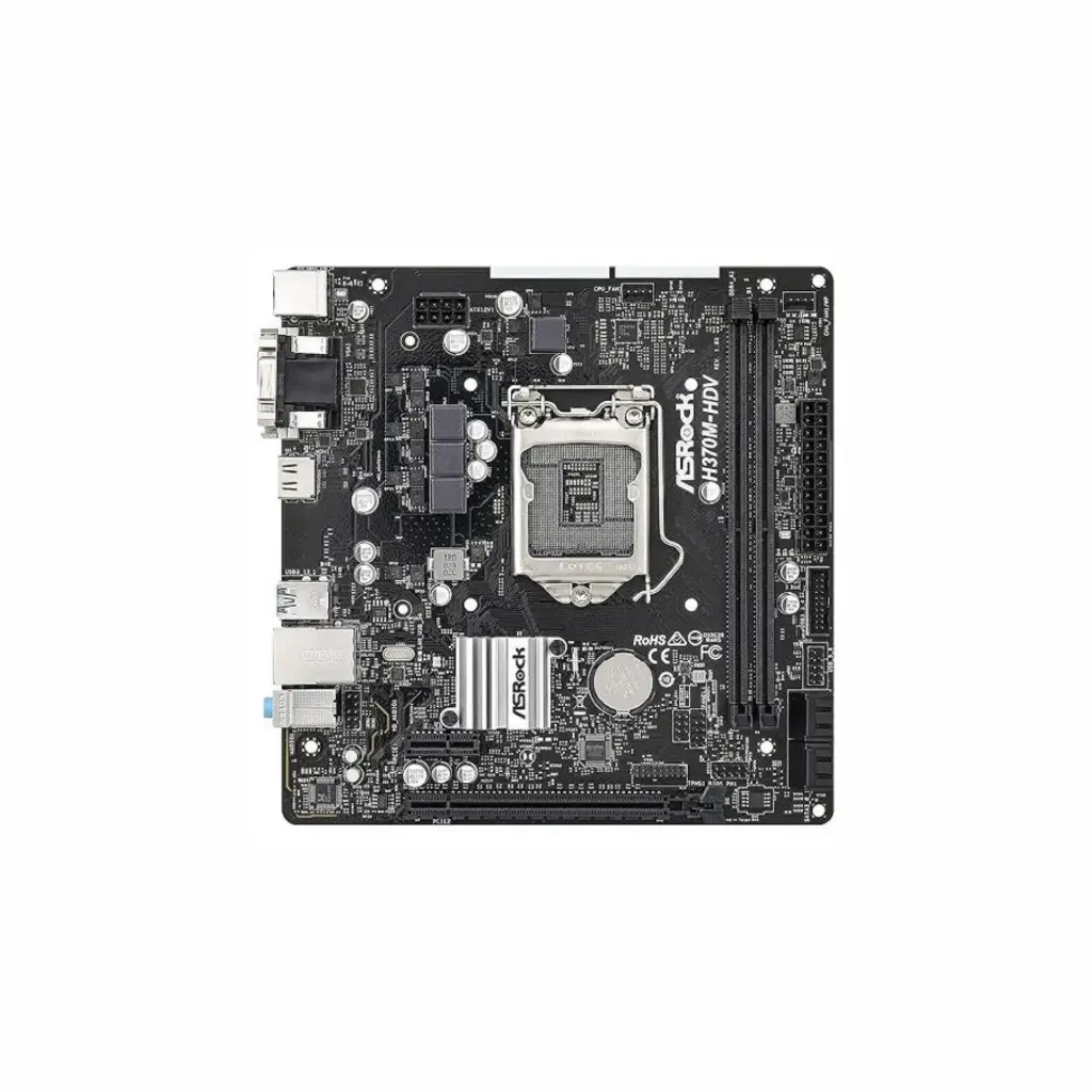 Tarjeta Madre PC LGA1151 ASROCK H370M-HDV 90-MXBF40-A0UAYAZ