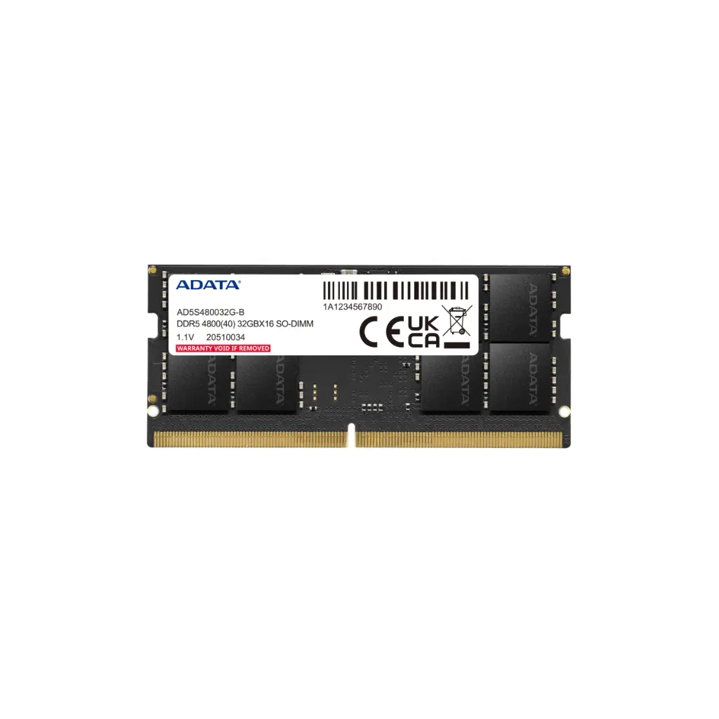 SODIMM 32GB DDR5 4800MHz. ADATA AD5S480032GS