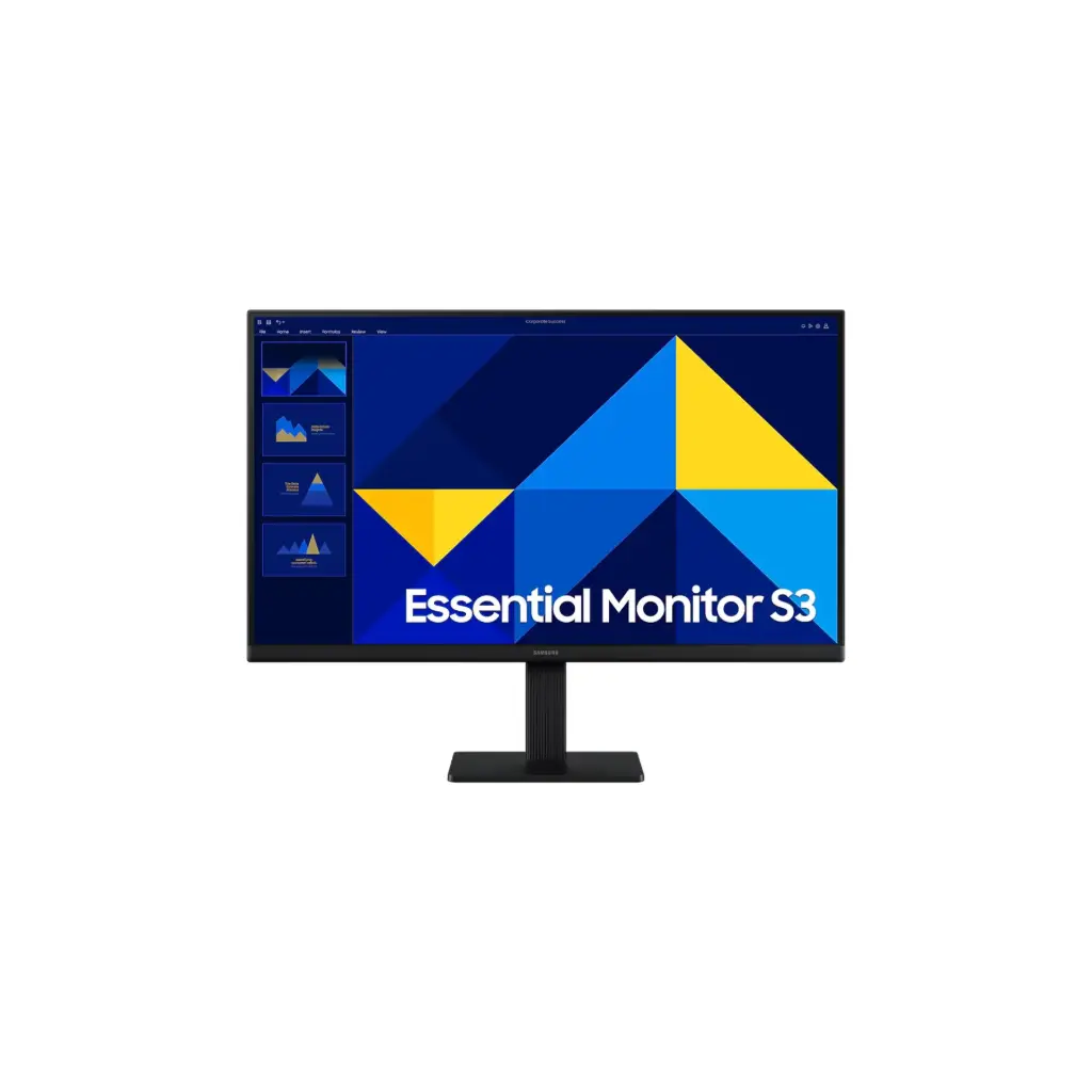 Monitor LED 24" Samsung Essential S3 LS24D300GANXZA 6ms HDMI/VGA 100hz