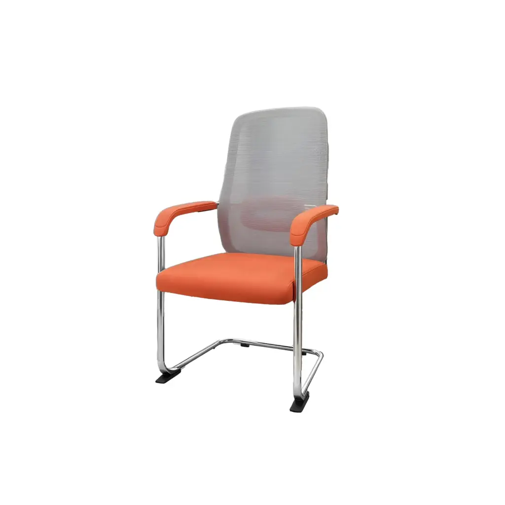 Silla de Espera Semi Ejecutiva D-202 Naranja/Gris
