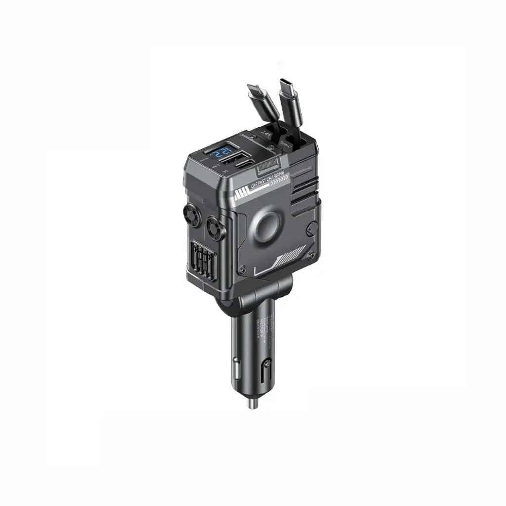 Cargador para Carro 75W + Cable USB-C + Cable Lightning +USB Wekome WP-C59