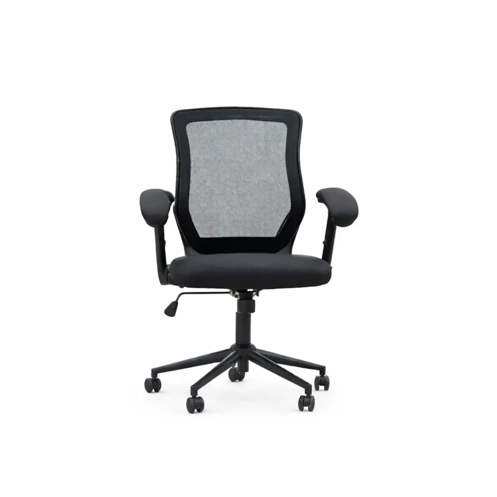 Silla para Oficina Semi Ejecutiva Longboss LBS-2805 BLK Negro 350 Lbs