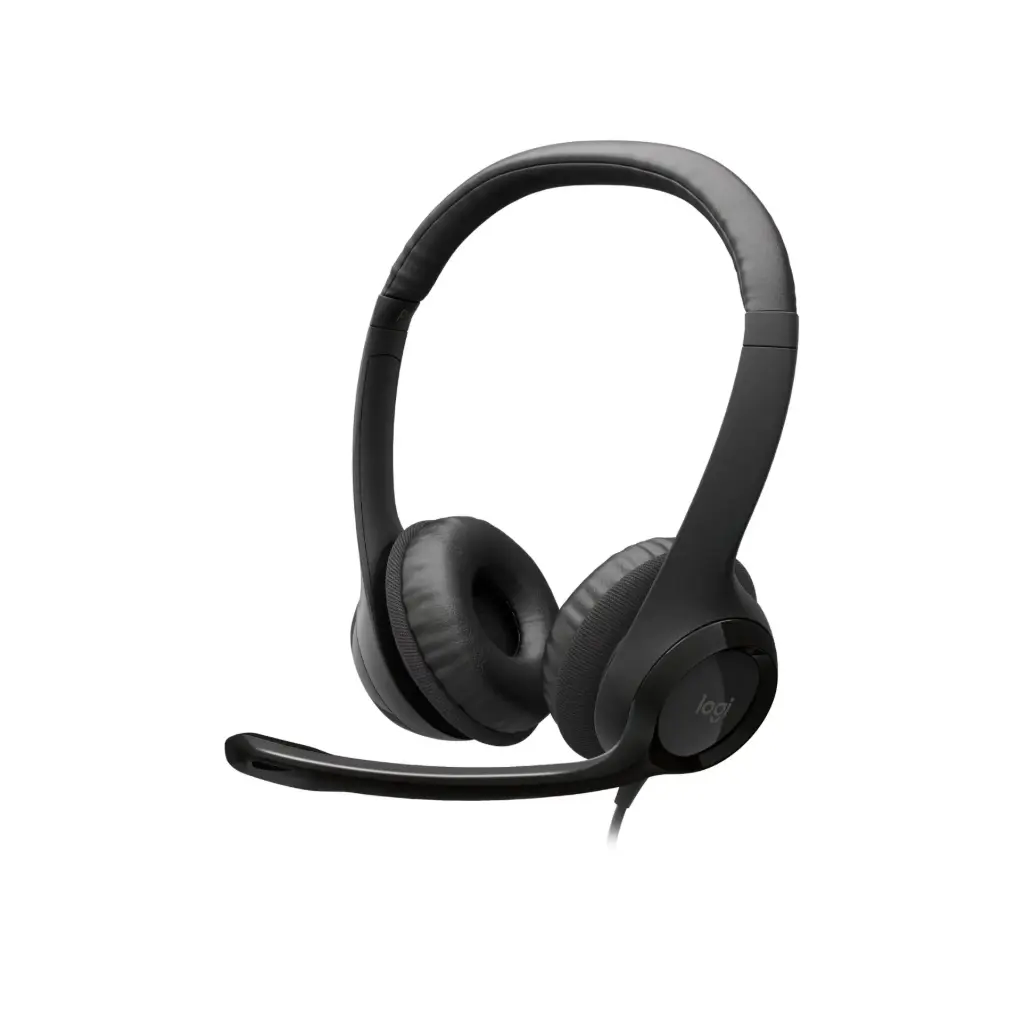 Audifono C/Mic Logitech H390 USB-C 981-001575  Negro