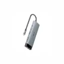 Adaptador USB-C a 2XUSB 3.0/HDMI 4K/Rj45/TF/SD/PD 100W TPLINK UH9120C  