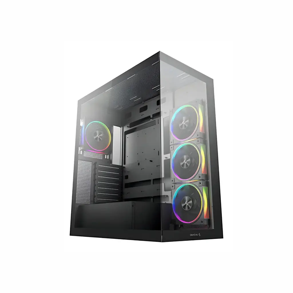 Case P/Computadora DEEPCOOL CG580 4F V2  + 4 Ventiladoras R-CG580-BKADA4-G-2 Negro