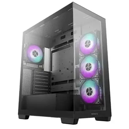 Case P/Computadora DEEPCOOL CG580 4F V2  + 4 Ventiladoras R-CG580-BKADA4-G-2 Negro