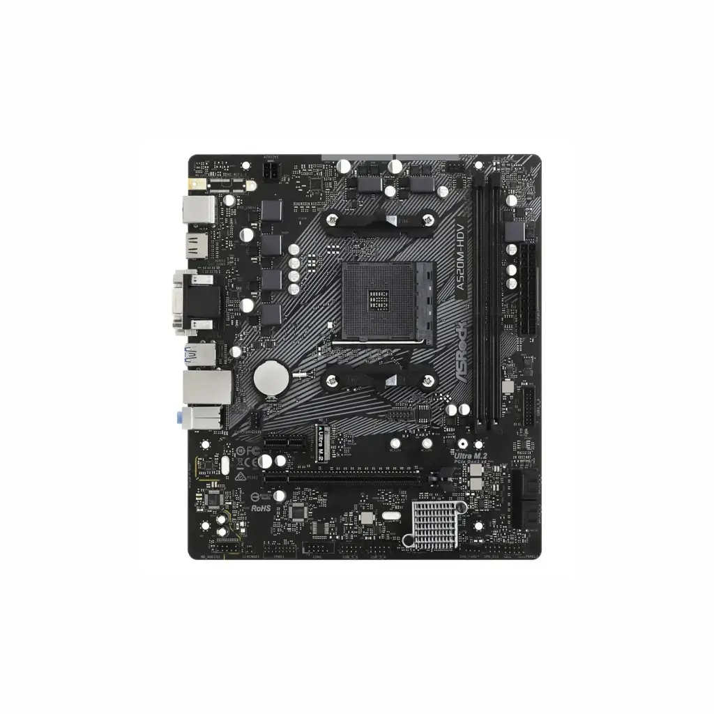 Tarjeta Madre PC AM4 Asrock A520M-HDV DDR4 90-MXBE50-A0UAYZ