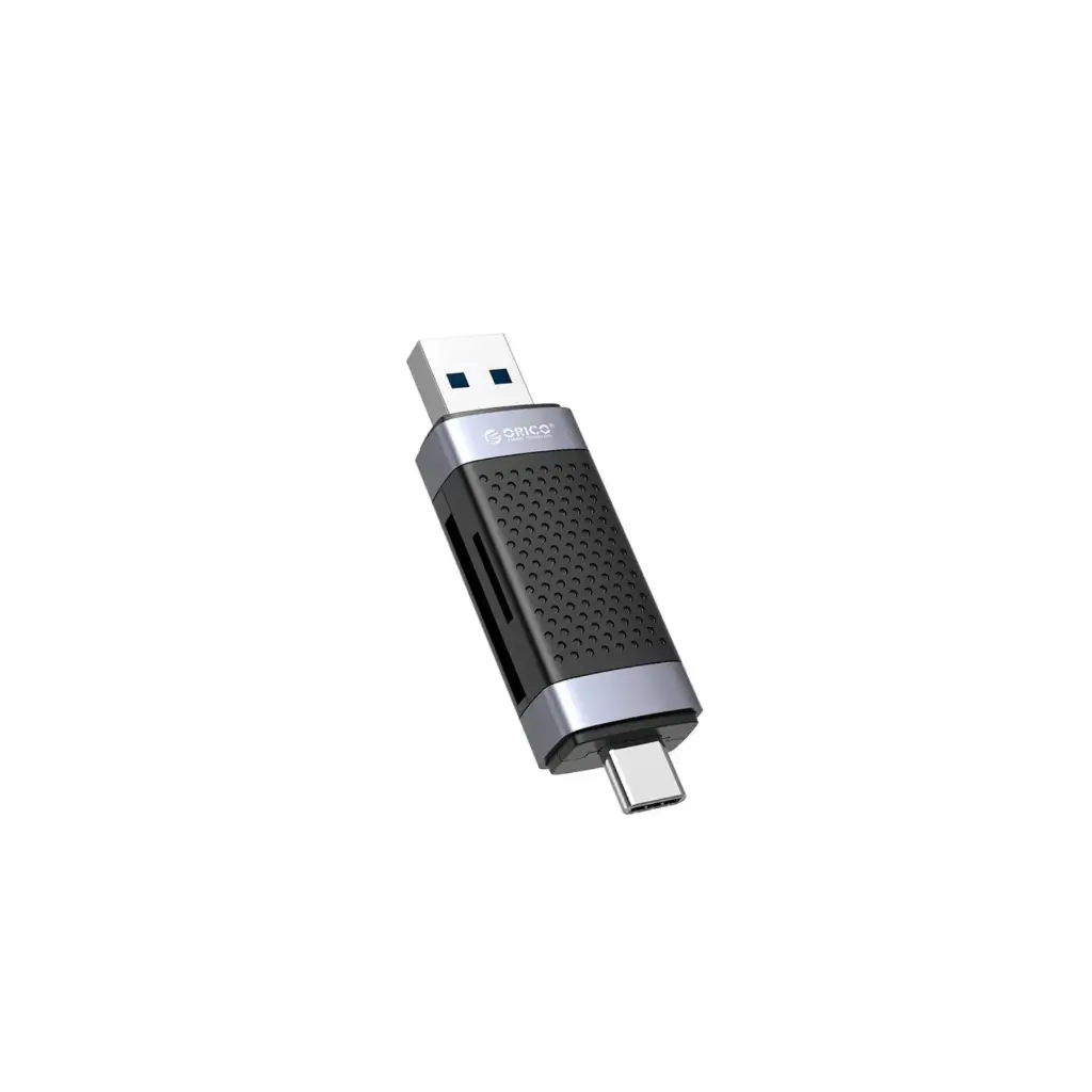 Lector USB 3.0 de Memorias Multiples SD/MSD/USB-C Orico CD2D-AC2-BK-EP 