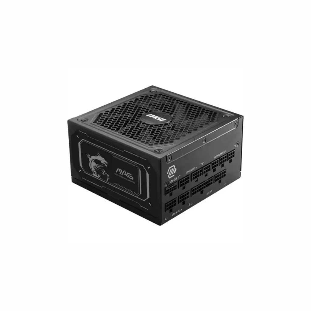 Fuente de Poder 1000W MSI MAG A1000GLS GOLD Full Modular 80+ 306-7ZPIX12-CE0