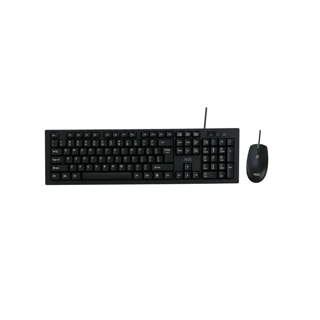 Kit de Teclado y Mouse USB AOC KM160B/16 Negro