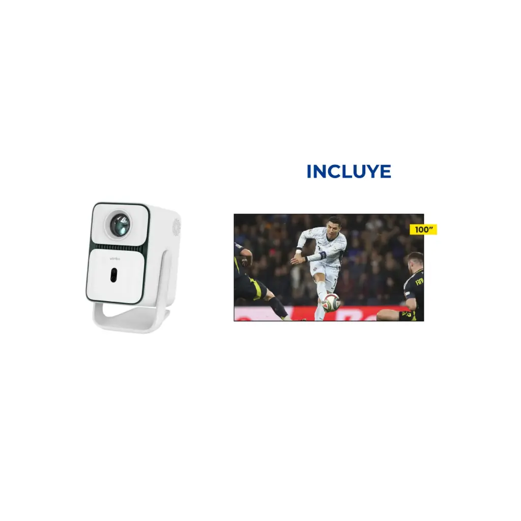 OFERTA MAYO 2026 - Proyector Wanbo T2 WPD24 + Pantalla Wanbo 100" 