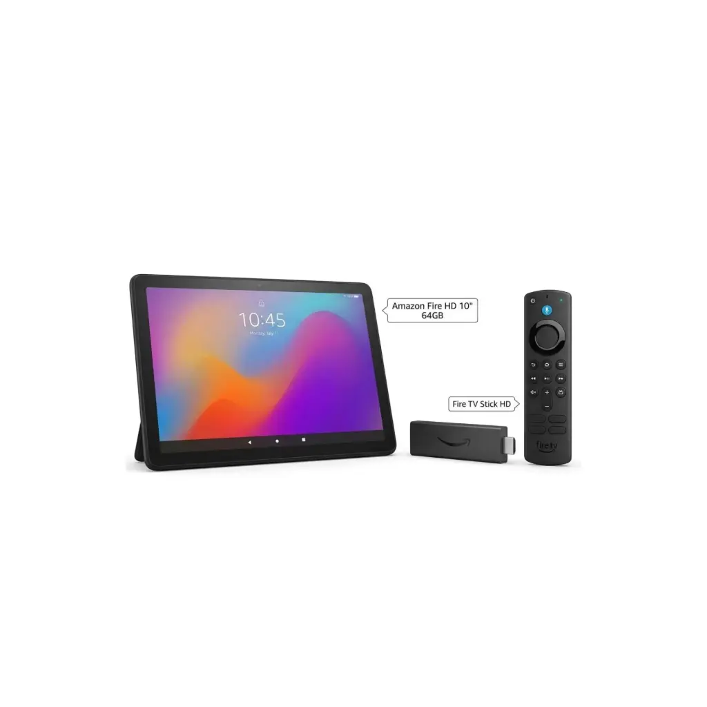 Tablet Amazon Fire HD 10" 64GB + Fire TV Stick HD