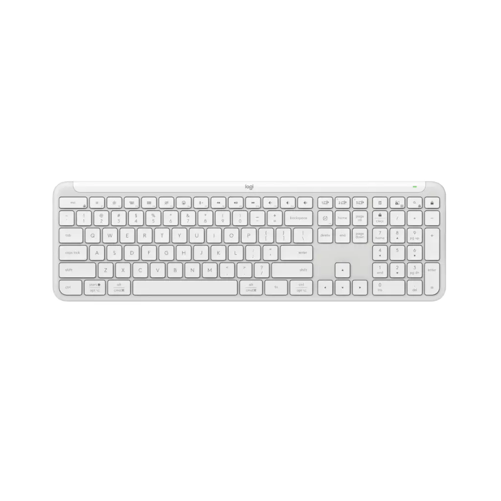 Teclado Inalambrico Bluetooth Logitech SIGNATURE SLIM K950 Español Blanco 920-012593