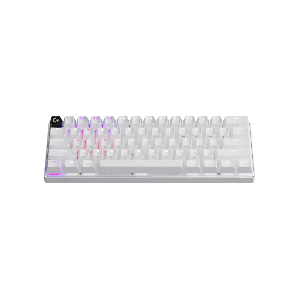 Teclado Inalambrico Logitech PRO X60 Tactile 60% Mecanico Blanco 920-011921