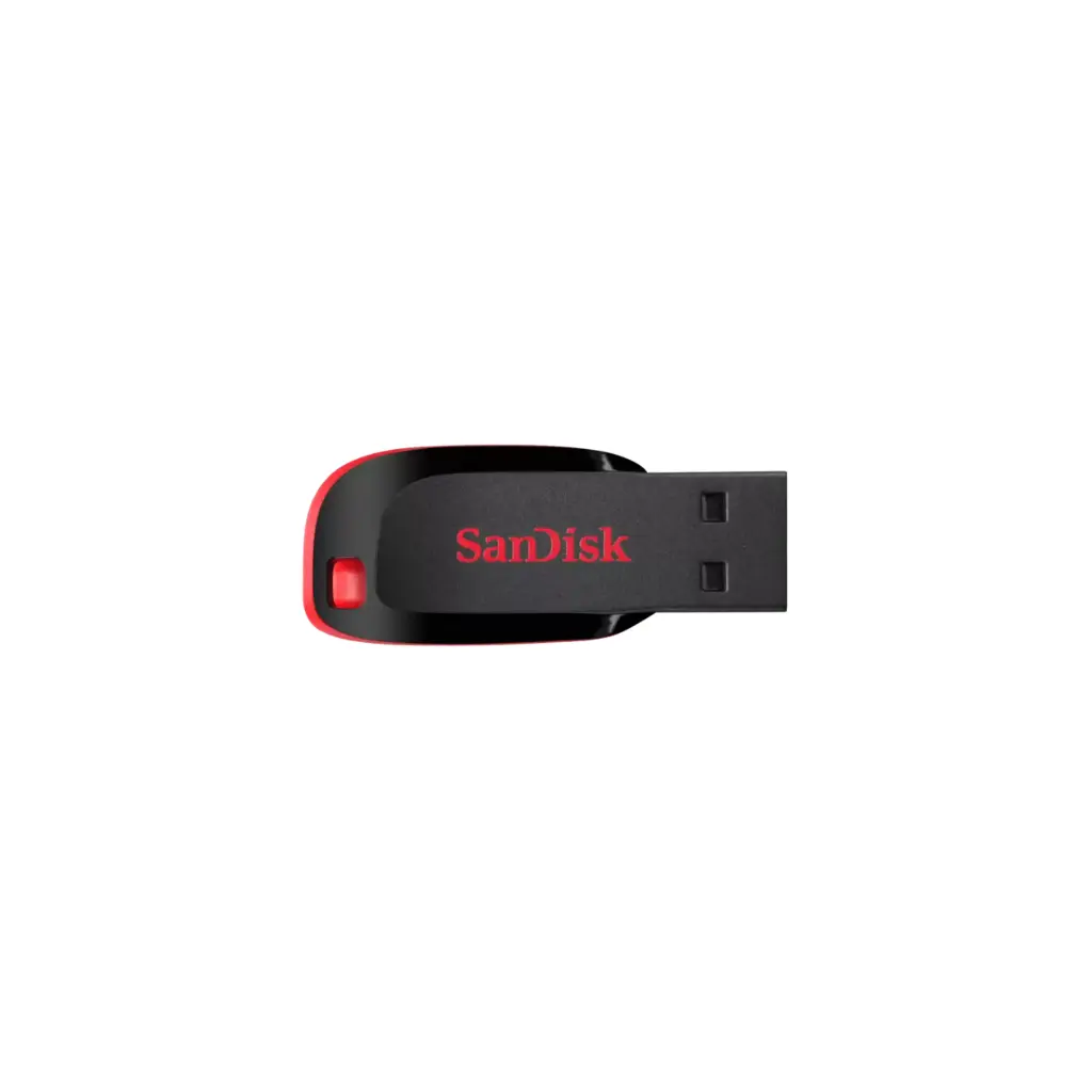 Memoria USB 64GB 2.0 SanDisk Cruzer Blade SDCZ50-064G-B35 Negro/Rojo