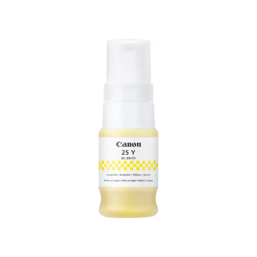 Bote de Tinta Original Canon GI-25Y Yellow