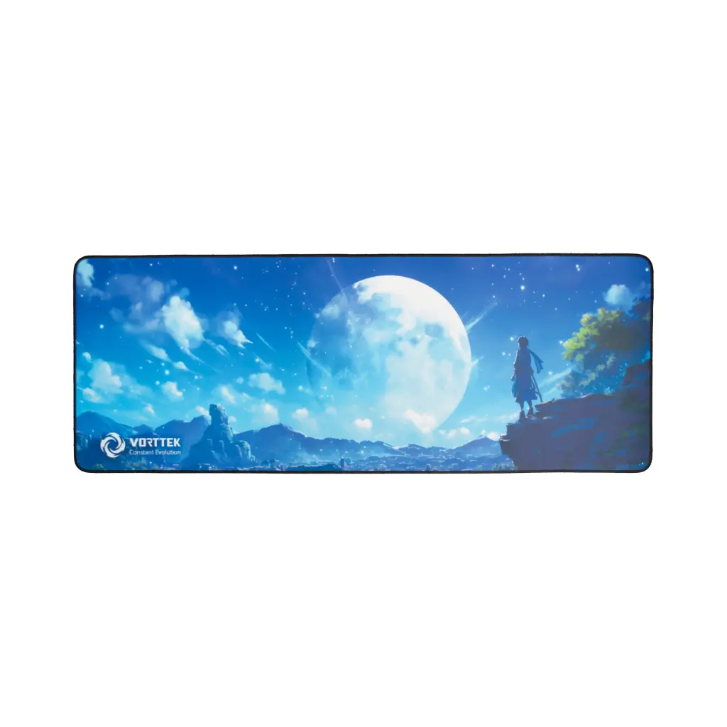 Mousepad Vorttek Sublimado XL | Estilo Luna Azul