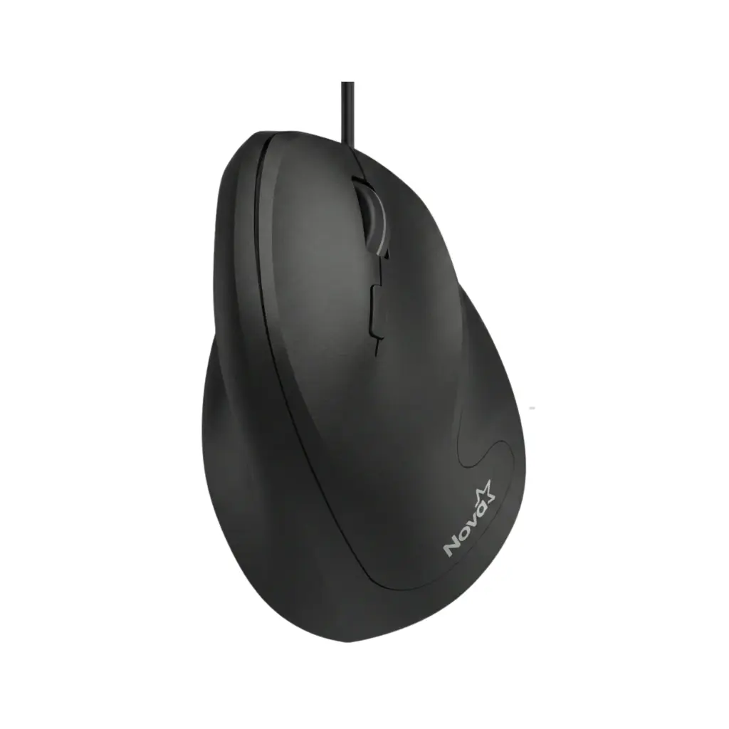 Mouse Alambrico USB 3200 DPI Vertical Ergo Nova MOBF36