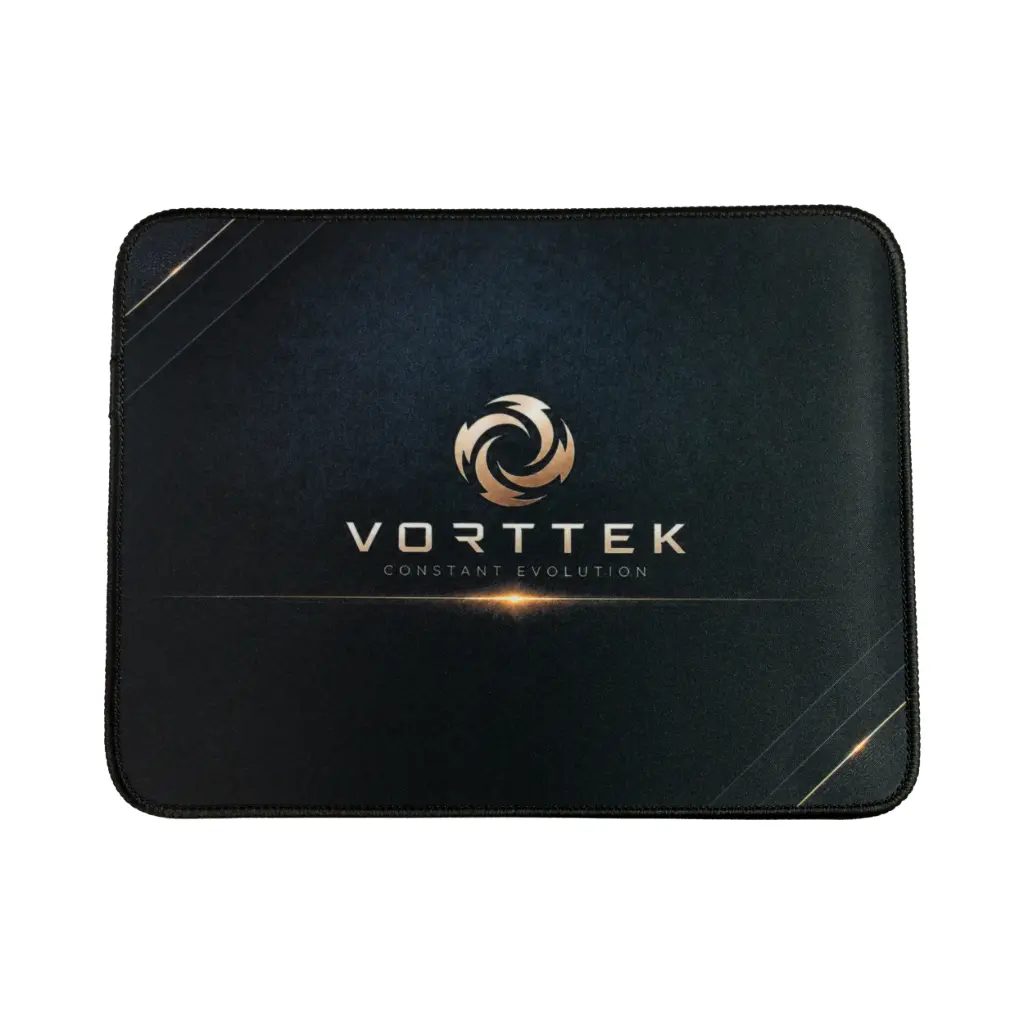 Mousepad Vorttek Negro/Dorado VK-MP2420G 24cm x 20cm