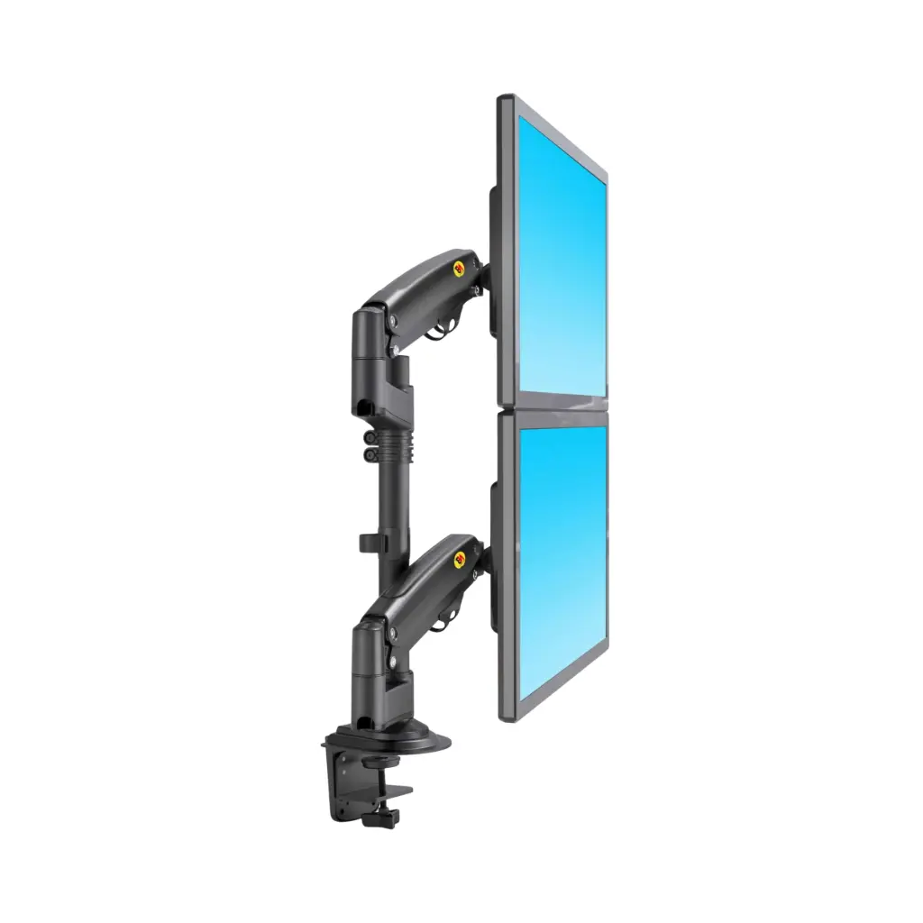 Bracket Hidraulico para uso en 2 Monitor Hasta 17" - 32" NB H180 North Bayou Matte Charcoal