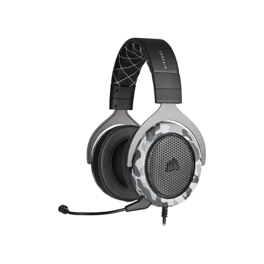 Audifono C/Microfono USB Corsair HS60 Haptic Artic Camo CA-9011225-NA