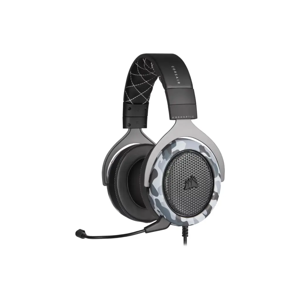 Audifono C/Microfono USB Corsair HS60 Haptic Artic Camo CA-9011225-NA