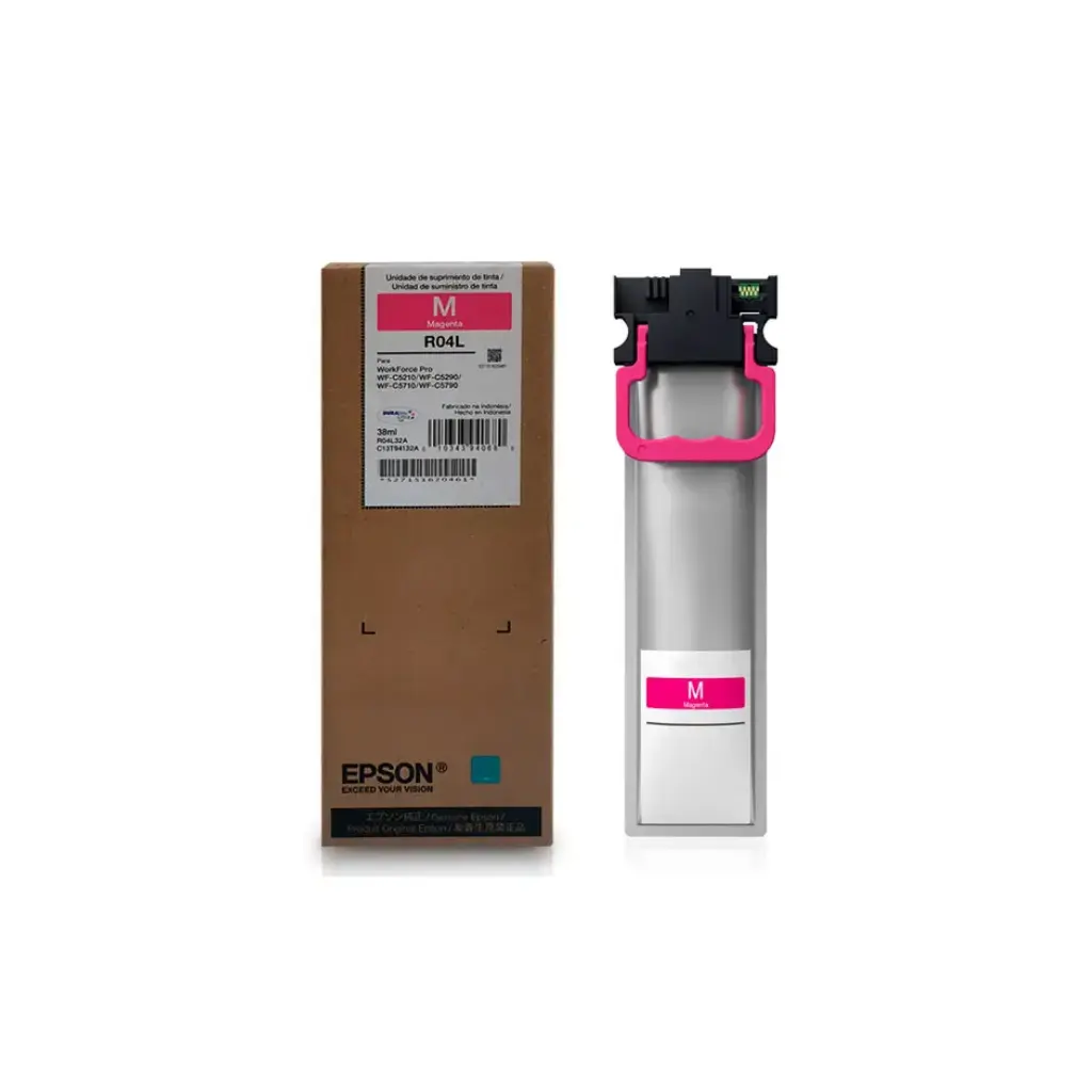 Bolsa de Tinta Epson T941 Magenta R04L Durabrite WF-C5790 38ML N/D