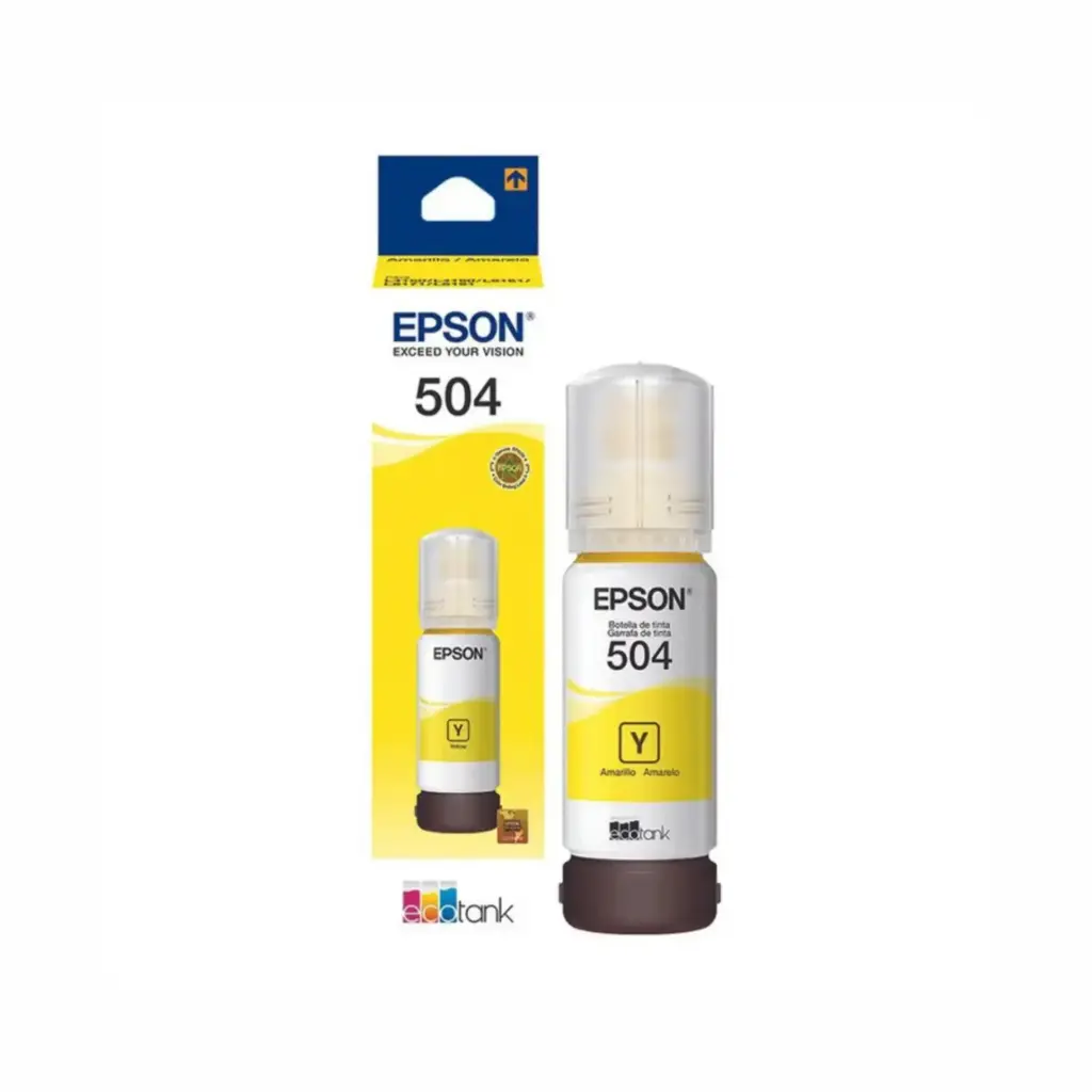Bote de Tinta Epson Amarillo T504/T502 L4150 L4160 L14150